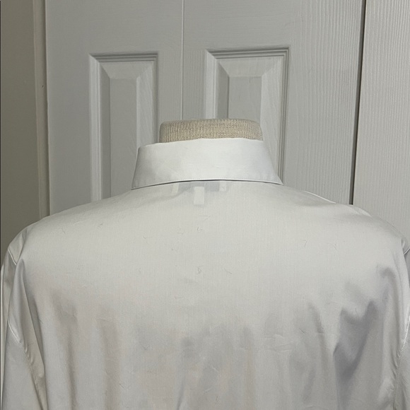 Classic White Lafayette 148 New York Women’s Button Down Shirt Size 14 - Picture 8 of 16